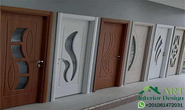 ابواب خشب مودرن